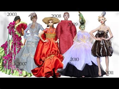 dior designers timeline|christian dior collection timeline.